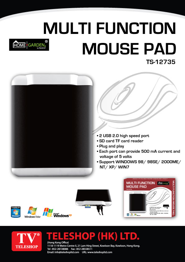 Multi Function Mouse Pad